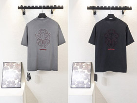 Chrome Hearts CH new design large sword patch embroidered short-sleeved T-shirt-5417  